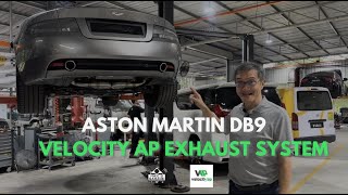 ASTON MARTIN DB9 VELOCITY AP EXHAUST  MIKES GARAGE MALAYSIA [upl. by Ma887]