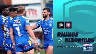 Highlights  Leeds Rhinos v Wigan Warriors  2024 Betfred Super League Round 21 [upl. by August]