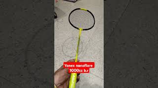 Yonex nanoflare 1000 ZZ racket premium series racket badminton badmintonracket yonex 1000zz [upl. by Ping250]