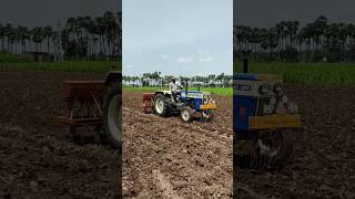 Swaraj 843 XM Tractor  Vijay Seed Drill tractorindia swaraj agriculture tractor shorts [upl. by Vernice]