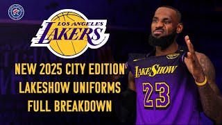 Lakers 202425 New City Edition Uniform Revealed – Full Breakdown [upl. by Kerianne]