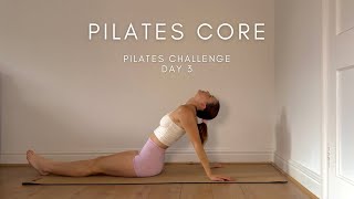 10 MIN PILATES CORE WORKOUT  Day 3  30 Pilates Circuits Challenge  sculpt your abs [upl. by Hannala]