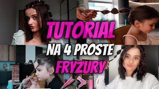 TUTORIAL💞SZYBKIE FRYZURY DO SZKOŁY I NIE TYLKO💇🏼‍♀️ FRYZURY DLA KRÓTKICH I DŁUGICH WŁOSÓW 💞 [upl. by Hsetih]