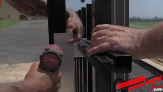 How To Install A Sliding Gate From Scratch The Easy Way [upl. by Luane]