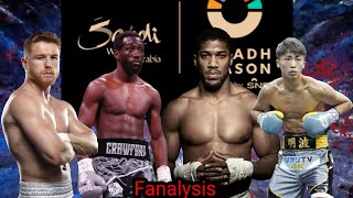 Fanalysis update Inoue Vs Nery Canelo vs Crawford riyadhseason caneloalvarez anthonyjoshua [upl. by Revell]