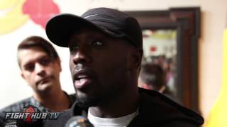 Ortiz vsBerto 2 video Andre Berto Complete media scrum [upl. by Olumor401]