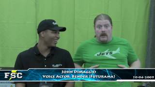 Floridas Animation SuperCon 2009 Exclusive 1 on 1 with John DiMaggio  Part 1 of 2 [upl. by Faires306]