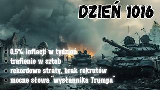 Inflacyjny rekord rekordowe straty i trafienie w sztab HIMARSem Dzień 1016 [upl. by Canale903]