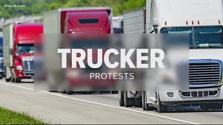 Live DC Trucker Convoy in the DMV [upl. by Ylyl]