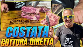 costata in cottura diretta la bistecca dellestate  Grigliare Duro [upl. by Intyrb699]