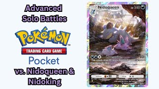 Rental Machamp EX vs Nidoqueen amp Nidoking Advanced Battle Strategy  Pokémon TCG Pocket [upl. by Darwin]