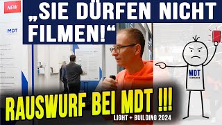 MDT schmeisst uns vom Messestand ZENSUR Light  Building 2024  Smartest Home  Folge 240 [upl. by Nnaacissej]