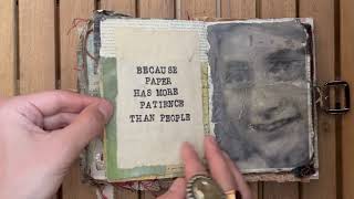 Anne Frank  Mixed Media Artist Book [upl. by Felicle]