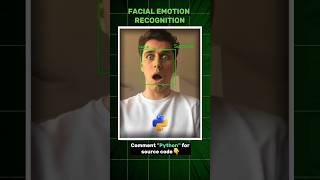 Facial Emotion recognition Python project🔥✅ python ai aiprojects ytshorts [upl. by Lorrimor]