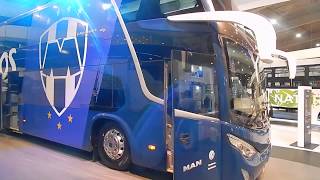 El Nuevo Autobús de Rayados de Monterrey MAN MARCOPOLO DD [upl. by Alomeda]