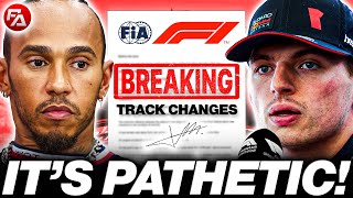 F1 Drivers Officially Drop BOMBSHELL on FIA after TERRIBLE TRACK CHANGES [upl. by Anavoig]