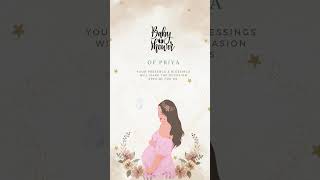 BABY SHOWER INVITATION TEMPLATES babyshower invites invitation babyshowerideas shortsviral [upl. by Feetal]