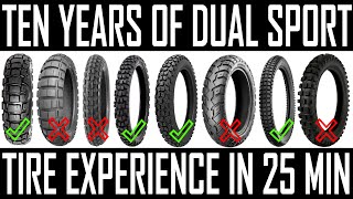 What I Learned After Ten Years of Dual Sport Tire Testing [upl. by Arretal]