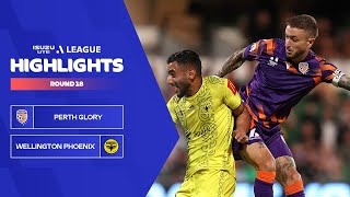 Perth Glory v Wellington Phoenix  Highlights  Isuzu UTE ALeague 202324  Round 18 [upl. by Kenti840]