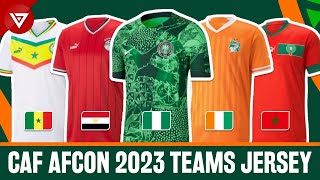 🟢 Africa Cup of Nations 2023 2024 All Teams Kits Jersey Home amp Away [upl. by Anirt103]