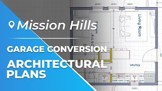 Detached Garage Conversion in Mission Hills  Part 3  Architectural Plans [upl. by Behnken]