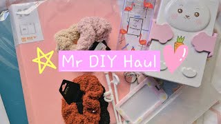 Mr DIY Haul🩷 aesthetic affordable cute ☁️🎀 [upl. by Htebazileharas278]