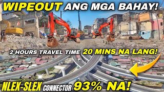 Wipeout ang mga Kabahayan NLEX SLEX Commector Update [upl. by Krug385]