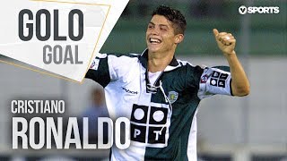 O primeiro golo de Ronaldo [upl. by Eelrebmyk]