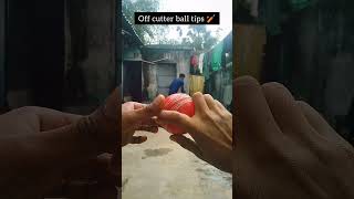 Off cutter ball tips 🏏sorts sports cricket cricketshorts viratkohli [upl. by Girard331]