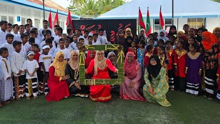 Maldives National Day Celebrations at Gdh Vaadhoo Jamaaluddin School [upl. by Edmea]