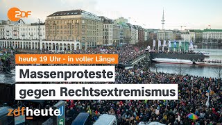 heute 1900 Uhr 190124 Rechtsextremismus Staatsangehörigkeitsrecht Bundeshaushalt 2024 english [upl. by Janel]