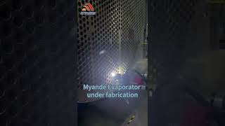 shorts Myande Evaporator Crystallizer under Fabrication [upl. by Neveda]