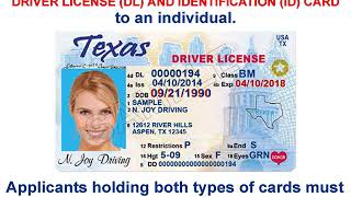 Texas Driver License Office  DL or ID Card [upl. by Nylhtak593]