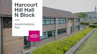 Harcourt Hill Hall N Block Accommodation Tour  Oxford Brookes University [upl. by Gnuhc]