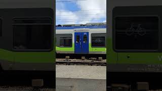 Régiolis au départ dAmiens 120fps train 4k trainspotting 60fps railway jeuxolympiques SNCF [upl. by Uzziel]