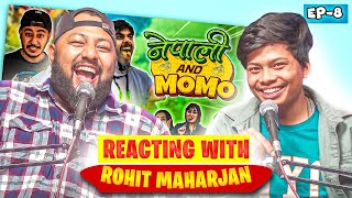 Nepali And Momo Reacting with Rohit Maharjan  RisingStarnepal [upl. by William285]