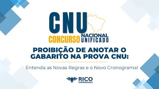 Prova CNU Entenda as Novas Regras e o Novo Cronograma [upl. by Siloam]