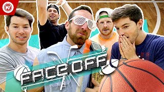 Dude Perfect Basketball Shootout  FACE OFF [upl. by Enomys]