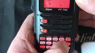 YAESU FT70 in depth programming and wires xEasy radio to program [upl. by Donella255]