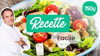 Recette facile  la salade César  750g [upl. by Nalon330]