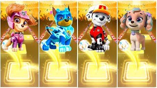 PAW Patrol  The Mighty Movie Ryder 🐶 Rubble 🐶 Skye 🐶 Chase 🐶 Marshall 🐶 Zuma ☄️ Tiles Hop EDM Rush [upl. by Enihpad381]