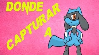 Donde capturar a Riolu en pokemon X Y [upl. by Canute]