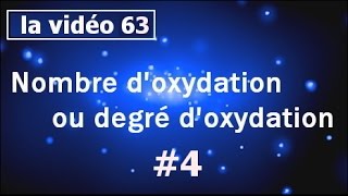 Nombre doxydation ou degré doxydation 4partie63 [upl. by Frodine]