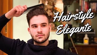 Come Pettinare i Capelli Per le Feste  Capelli Uomo Eleganti [upl. by Nats]