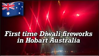 First Diwali fireworks in Hobart Australia nivikavlogs diwalicelebration diwalifireworks [upl. by Senzer]