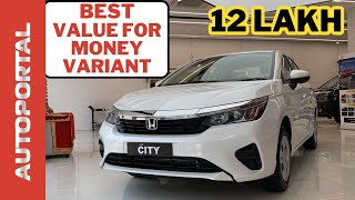 Honda City SV 2024  Value for Money Variant  Walkaround with features  City Base Model 2024 [upl. by Coltun582]