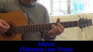 Mentir Maurane reprise guitare voix 1991 [upl. by Yorker726]