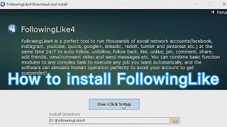 How to Install Followinglike [upl. by Horst]