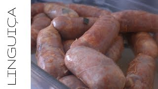 Linguiça  Longuiça   RECEITAS DE CABOVERDE  CAP VERT RECIPES [upl. by Andros]