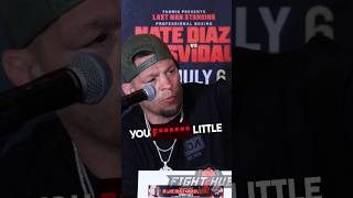 Nate Diaz ENRAGED by N3ON shorts [upl. by Ayital]